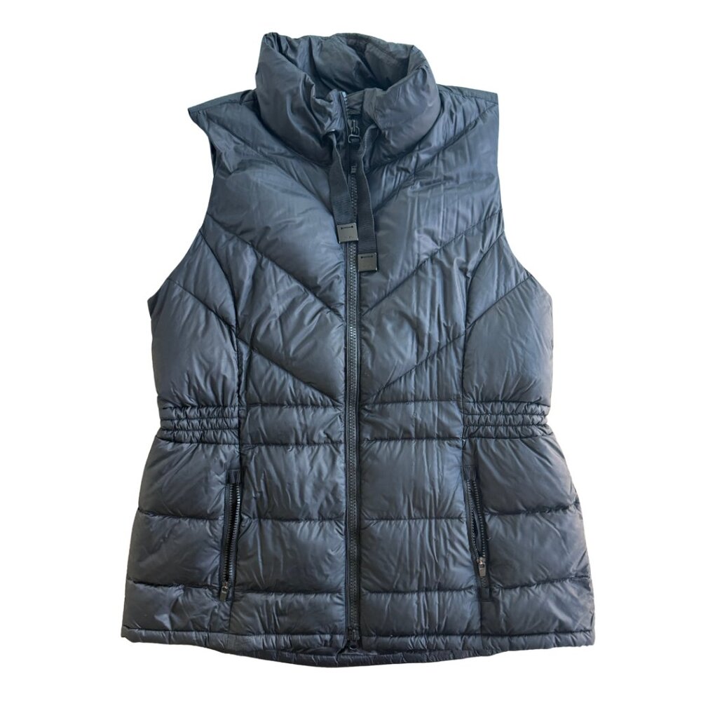 Athleta Banner Peak Down Vest, Black, Size XL